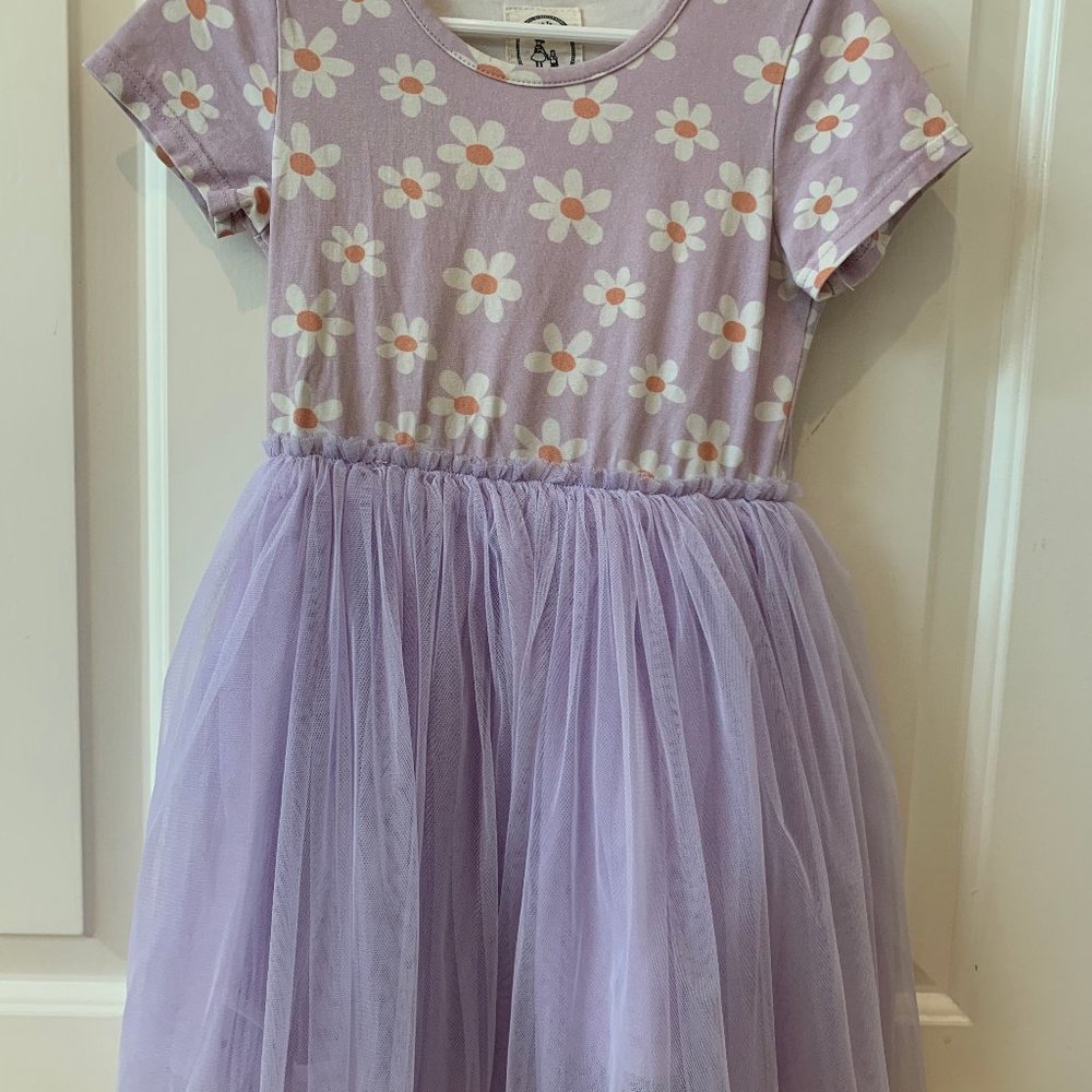 Taylor Joelle tutu dress with daisies - size 6